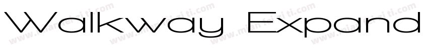 Walkway Expand Bold字体转换